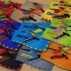 Badelatschen, Zehentrenner, BeachBotten, Modell Color Center, Kategoriebild, mehrfarbig