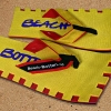 Badelatschen, Zehentrenner, BeachBotten, Modell Color Center, gelb, rot