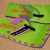 Badelatschen, Zehentrenner, BeachBotten, Modell Color Center, hellgrün, pink